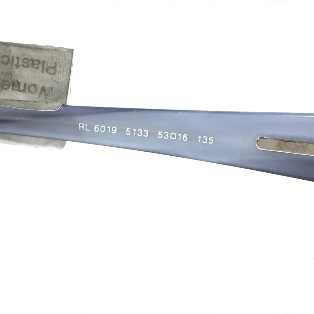 Ralph Lauren Eyeglasses Frames RL6019 5133 Blue Purple Rectangular 53-16-135